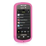 Samsung Instinct S30 Pink Silicon Skin Case Cover