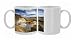Dramatic volcanic landscape with mudpools in geothermal area on Reykjanes Photo Mugs