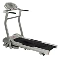 Christopeit Laufband Runner Pro 1, Silber Schwarz Rot