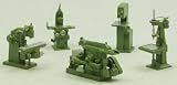 Tin Wizard Werkzeugmaschinen Set (5 Maschinen) Fertigmodell grün/green
