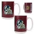 Houston Texans 2pc 15oz Gameball Ceramic Mug Set - Helmet logo NFL Football