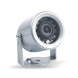 LYD CM801CA 10m Night Vision Camera with Built-In 12 LEDs, Auto-Gain Control and Auto Electronic Shutter (Silver)