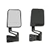 Jeep Wrangler Dual Focal Point Mirror Kit 1987-02 Black Image