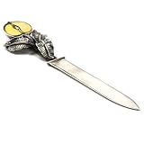 Butterscotch Baltic Amber and Sterling Silver Apple shaped Letter Opener