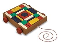 Melissa & Doug Unit Blocks on Wheels