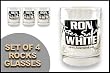 Ron White Set of 4 Rocks Glasses