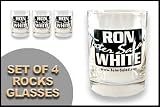 Ron White Set of 4 Rocks Glasses
