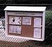 Bocce Court - Vinyl Outdoor Display Board 7 3/4" x 37 1/2" x 49 1/2"
