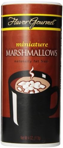 Flavor Gourmet Mini Marshmellows, 4 Ounce (Pack of 24)