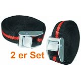 MASTERP Spanngurt Set (mit Feststellspanner, Zurrgurt, klein + leicht, 2Stk.)von "Master-net"