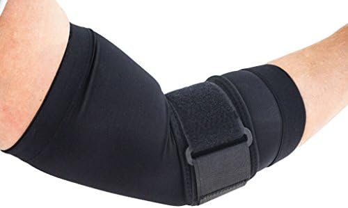 Elbow Sleeve w/ Elbow Support Brace (Medium)