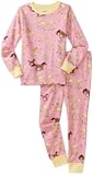 Hatley Girls 2-6X Polo Running Horses All Over Pajama Set