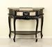 ANTIQUE STYLE 31.5" Wide Bi-Cast Leather/Wood with Drawer TABLE