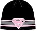 Search : Superman Supergirl Logo Beanie - Pink Silver Winter Skull Hat Cap