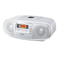 Panasonic RX-D45EG-W CD-Radiorekorder (Uhr mit Timerfunktion) wei�