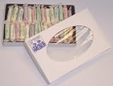 Gourmet Food : Scott's Cakes Assorted Salt Water Taffy 1 Pound White Gourmet Box