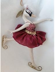 Home: Katherines Collection Ice Skating Swan Ornament, Retired - Katherine's Collection at Silverlake