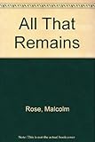 All that remains