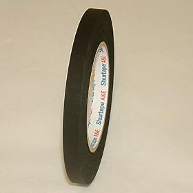 Shurtape CP-743 Matte Black Paper Tape (aka Permacel P-743): 1/2 in. x 60 yds. (Black)