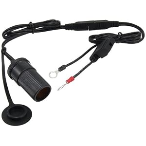 ARKON CA-DHWK Universal Power Adapter with Fused Linked Harness for Motrocycles, ATVs, Scooters and Snowmobiles (Black)