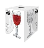 4 pc Hobstar Goblet Set by Libbey