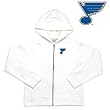 St. Louis Blues NHL Girls "Lucky" Full Zip Hooded Jacket (White)