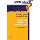 Statistical Methods in Bioinformatics by  Warren J. Ewens and Gregory R. Grant