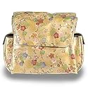Gold Flower Mothership Diaper Bag