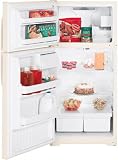 Review GE  / GE GTS16BCSLCC 15.7 cu. ft. Top-Freezer Refrigerator with 2 Wire Shelves, Gallon Door Storage, Upfront Temperature Controls and Automatic Icemaker: Bisque, Left Hinge Door Swing