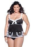 Plus Size French Maid Apron Costume