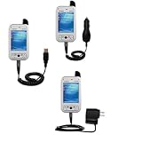 Deluxe Kit for the Sprint PPC-6700 includes a USB cable with Car and Wall Charger - Gomadic Brand w/ TipExchange Technology
