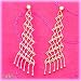 Jewelry : 14K Beaded Diagonal Fringe Earrings