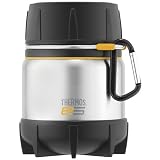 Thermos Nissan 16-Ounce Leak-Proof Food Jar, Gray