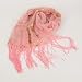 Floral Embroidery Shawl Sequins Wrap Scarf Pink