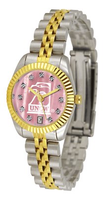 North Carolina Wilmington Seahawks UNCW NCAA Womens Executive Mother-Of-Pearl Watch North Carolina Wilmington Seahawks UNCW NCAA Womens Executive Mother-Of-Pearl Watch
