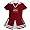 Mississippi State Bulldogs Maroon Infant One Piece Cheerleader Dress