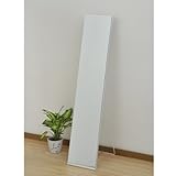 山善(YAMAZEN) シンプルスタンドミラー(飛散防止フィルム付) ホワイト SMT-315R(WH)