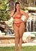 Women's Fence Net Halter Top And Matching G-String (As Shown;Plus Size)