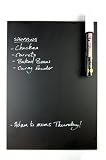 Magnetic Fridge Chalkboard with White Liquid Chalk Pen