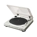 Denon DP 200 USB Vollautomatischer Plattenspieler (MM-System, Phono-Equalizer, PC-Software, USB-Anschluss) premium silber