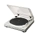 Denon DP 200 USB Vollautomatischer Plattenspieler (MM-System, Phono-Equalizer, PC-Software, USB-Anschluss) premium silber