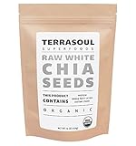 Terrasoul Superfoods White Chia Seeds (Organic), 1 Pound