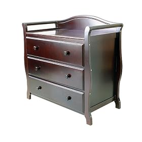LA Baby Venice 3 Drawer Dresser with Organizer