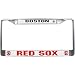 Boston Red Sox Chrome License Plate Holder