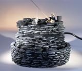 Bonsai Boy's Fisherman Table Top Tiered Water Fountain