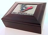 Houston Texans Wood Collectors Box with Logo