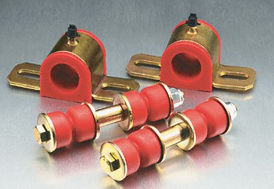 Energy Suspension 4.5187G Black HyperFlex Polyurethane 30mm Rear Sway Bar and End Link Bushing Set