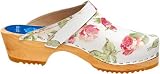 Cape Clogs Peony Wooden Clogs