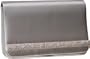 Jessie Clutch Color: Silver Chain Strap / White