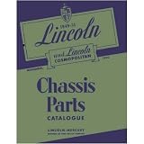 1949 1950 1951 LINCOLN Parts Book List Guide Catalog by Lincoln